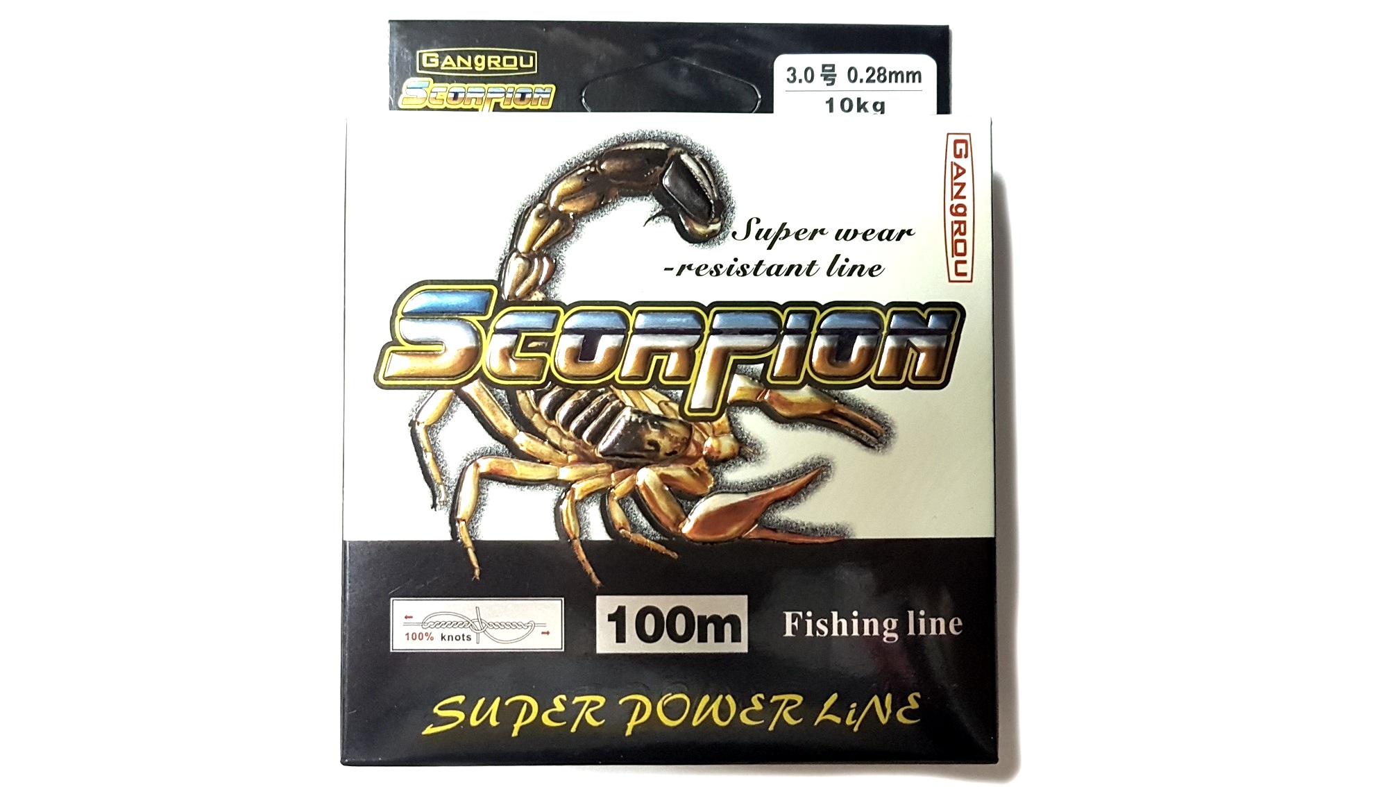 Моно леска Scorpion 0,23, 100 метров, 7,5 кг