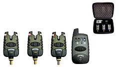Набор электронных сигнализаторов поклевки с пейджером Hoxwell HL 52 (3+1)