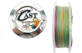 Леска плетеная Aomonn Cast 5 color PE BRAID LINE 125 метров 0,25 мм/20,2 кг