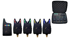 Набор электронных сигнализаторов поклевки с пейджером Hoxwell HL 40 (4+1)