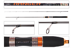 Спиннинг штекерный Hoxwell Rainger 2.05м, тест 0.5-5гр, ultralight, средний строй, carbon IM7, вес 1