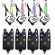 Набор электронных сигнализаторов поклевки со свингерами в кейсе Hoxwell HL 137 (4+4)
