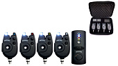 Набор электронных сигнализаторов поклевки с пейджером Hoxwell HL 78 (4+1)