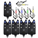 Набор электронных сигнализаторов поклевки со свингерами в кейсе Hoxwell HL 137 (5+5)